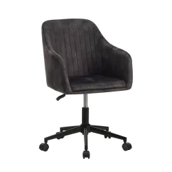 Bürostuhl Samt LEE anthrazit