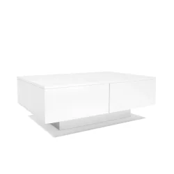 Beistelltisch TALA mit Schubladen 88 x 60 x 31 cm weiss
