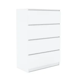 Kommode TALA 4 Schubladen 70 x 100 cm weiss