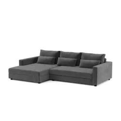 Ecksofa NAEL links anthrazit