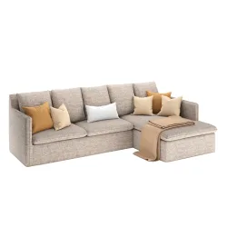 Ecksofa DINA rechts beige