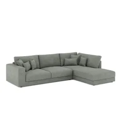 undefined, Ecksofa Cord TARJA rechts anthrazit