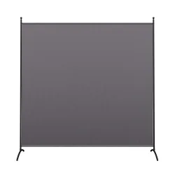Paravent 1-teilig 180 x 180 cm anthrazit