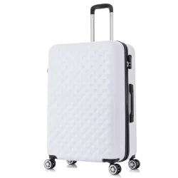 Reisekoffer Hartschalenkoffer AMY Grösse XL weiss