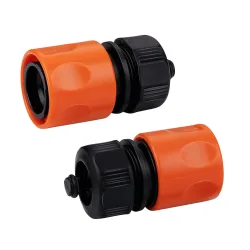 Schlauchkupplung Männchen mit Wasserstopp 13 mm 1/2