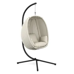 Hängesessel mit Gestell RIO beige