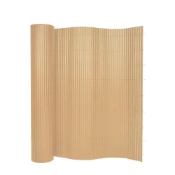 Sichtschutzmatte PVC 300 x 180 cm Bambusoptik