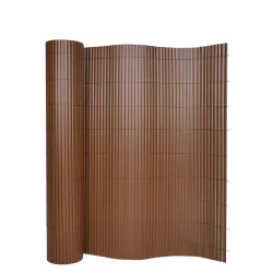 Sichtschutzmatte PVC 500 x 180 cm braun