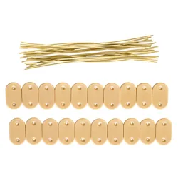 Sichtschutzmatte PVC Befestigungs-Kit 100 Stk. Bambusoptik