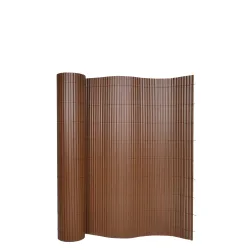 Sichtschutzmatte PVC 400 x 100 cm braun