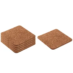 Glasuntersetzer Kork 6er Set