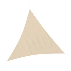Sonnensegel Dreieck 6 x 6 x 6 m beige
