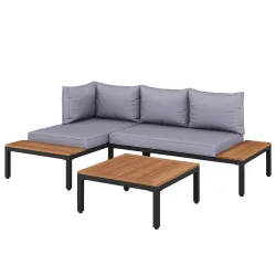 Lounge MAILA natur/grau