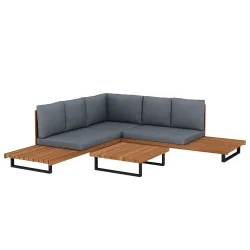 Lounge Holz ALCAZAR natur/anthrazit