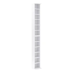 Bücherregal LIBERTY 21 x 184 cm weiss