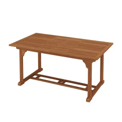 Gartentisch Holz ausziehbar MIRANDELA 160/220 x 90 cm