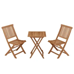 Bistroset Holz ALVOR 3-teilig