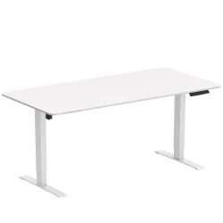 Stehpult elektrisch BUDGET weiss 120 x 60 cm