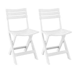 Gartenstuhl MARCO klappbar 2er Set weiss