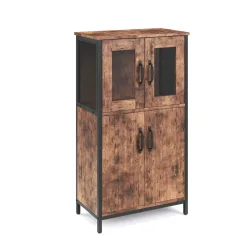 Schrank Vitrine Vintage BONITA 60 x 108 cm