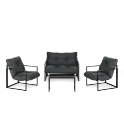 Lounge EDEM anthrazit/schwarz