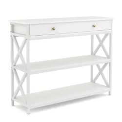 Konsolentisch EDMAR 100 x 80 cm weiss