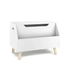 Spielzeugkiste mit Frontablage 60 x 40 x 43 cm weiss