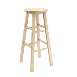 undefined, Barhocker Holz NORBERT 73 cm natur
