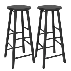 Barhocker TINA 2er Set schwarz