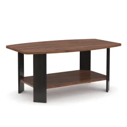 Beistelltisch DONATO 90 x 55 x 40 cm braun/schwarz