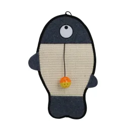 Katzenspielzeug Kratzmatte Fisch 48 x 24 cm