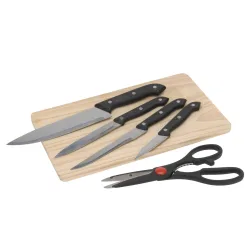 Küchenmesser Schneidebrett Set 6-teilig