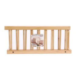Tellerhalter Bambus für 8 Teller 34 x 12 cm