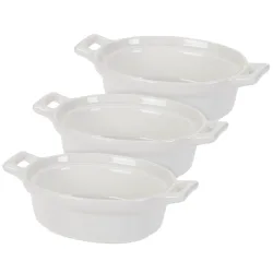 Auflaufform Set Porzellan 3-teilig