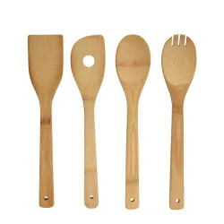 Kochbesteck Bambus Set 4-teilig