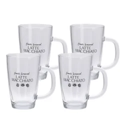Latte Macchiato Set 4-teilig
