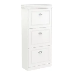 Schuhschrank PETRA 53 x 24 x 117 cm weiss