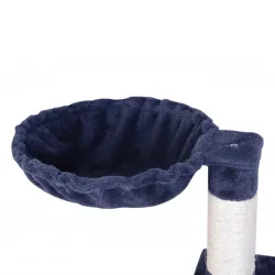Körbchen für Katzenbaum 2er Set blau 40 cm