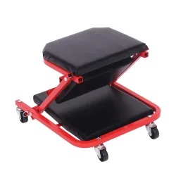 Werkstatthocker Montagerollbrett 2-in-1 schwarz