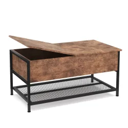 Beistelltisch Vintage BONITA mit Stauraum 100 x 47 x 55 cm