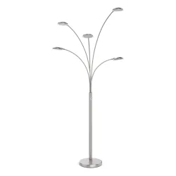 LED Stehlampe SPYRO dimmbar silber