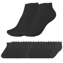 Sneaker Socken Grösse 39 - 42 10er Set schwarz