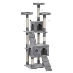 Katzenbaum MAX 182 cm grau