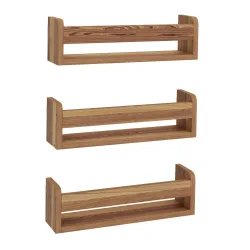 Wandregal VIVIEN 3er Set braun