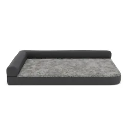 Hundebett orthopädisch WINSTON 120 x 80 cm grau