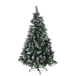Künstlicher Weihnachtsbaum mit Schnee 150 cm