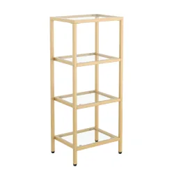 Regal Glas TYRO 40 x 95 cm gold
