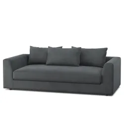 Bigsofa Samt ABBY anthrazit