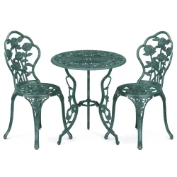 Bistroset CLEMATIS 3-teilig grün