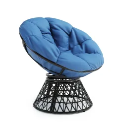 Loungesessel drehbar FOLKER blau